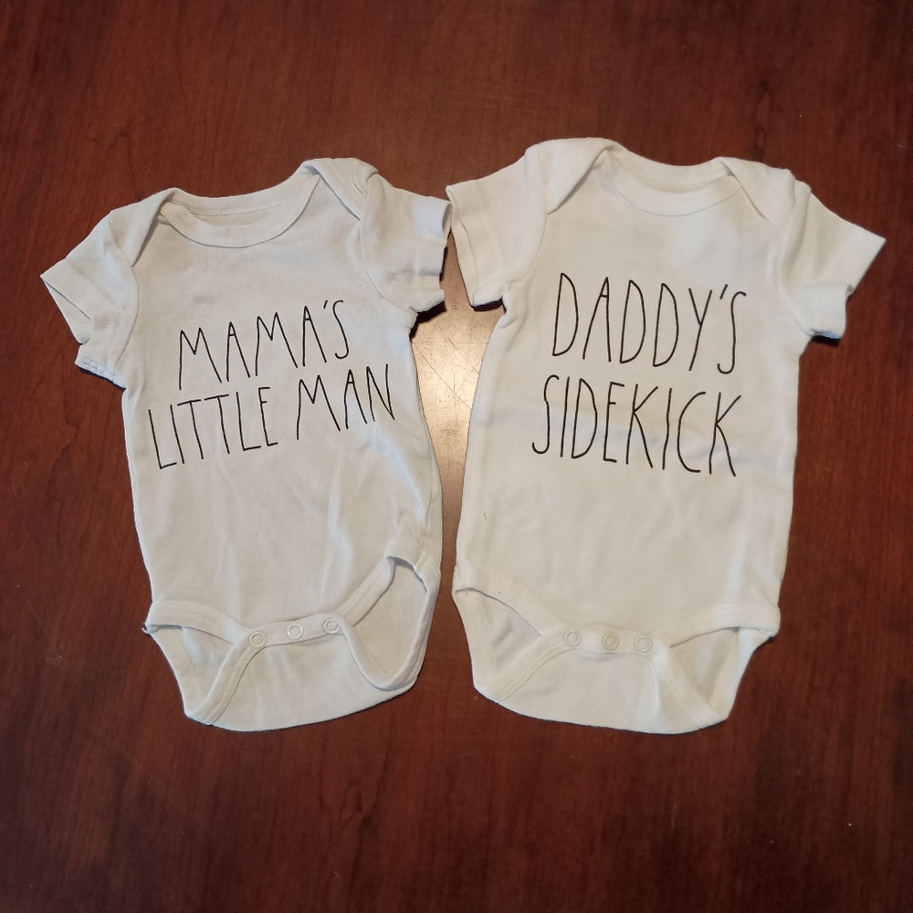 Rae Dunn 2pc Baby‎ Onesies